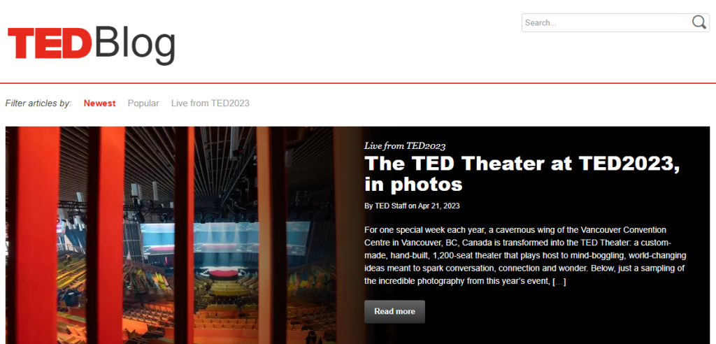 TED Blog