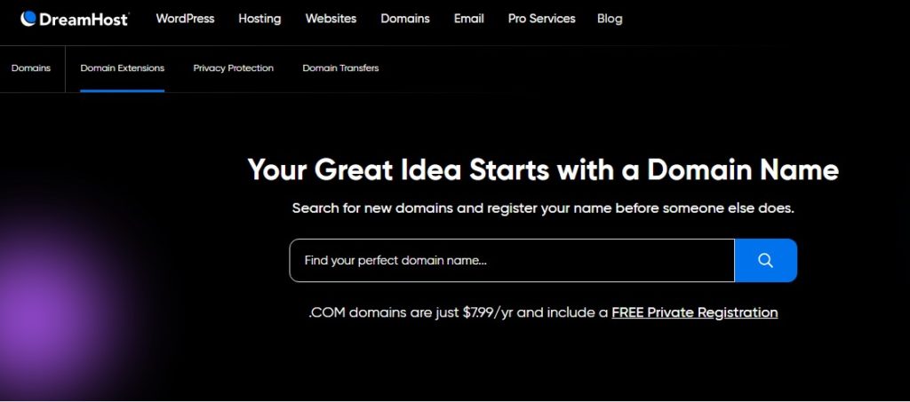 Dreamhost Domain