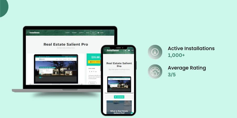 Salient WordPress Theme